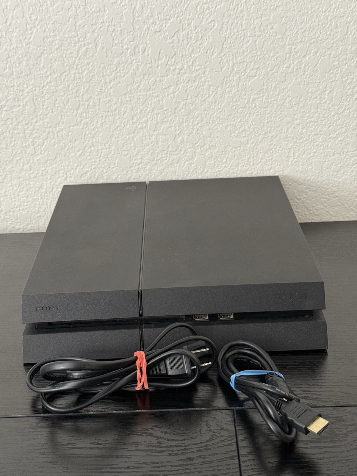 Sony PlayStation 4 PS4 500GB Black Gaming Console W/ Cables CUH-1215A Tested