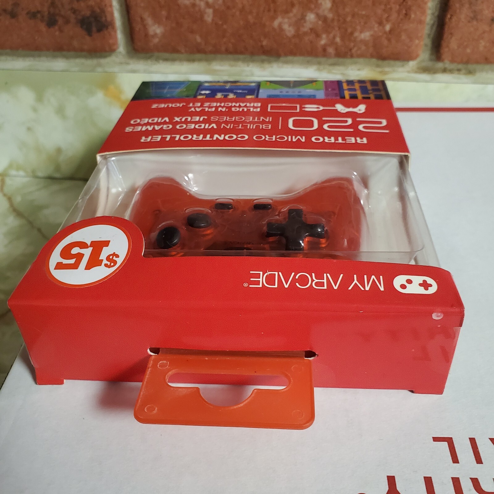 MY ARCADE – RETRO MICRO CONTROLLER -Plug n Play ~ 220 BUILT-IN VIDEO GAMES. New