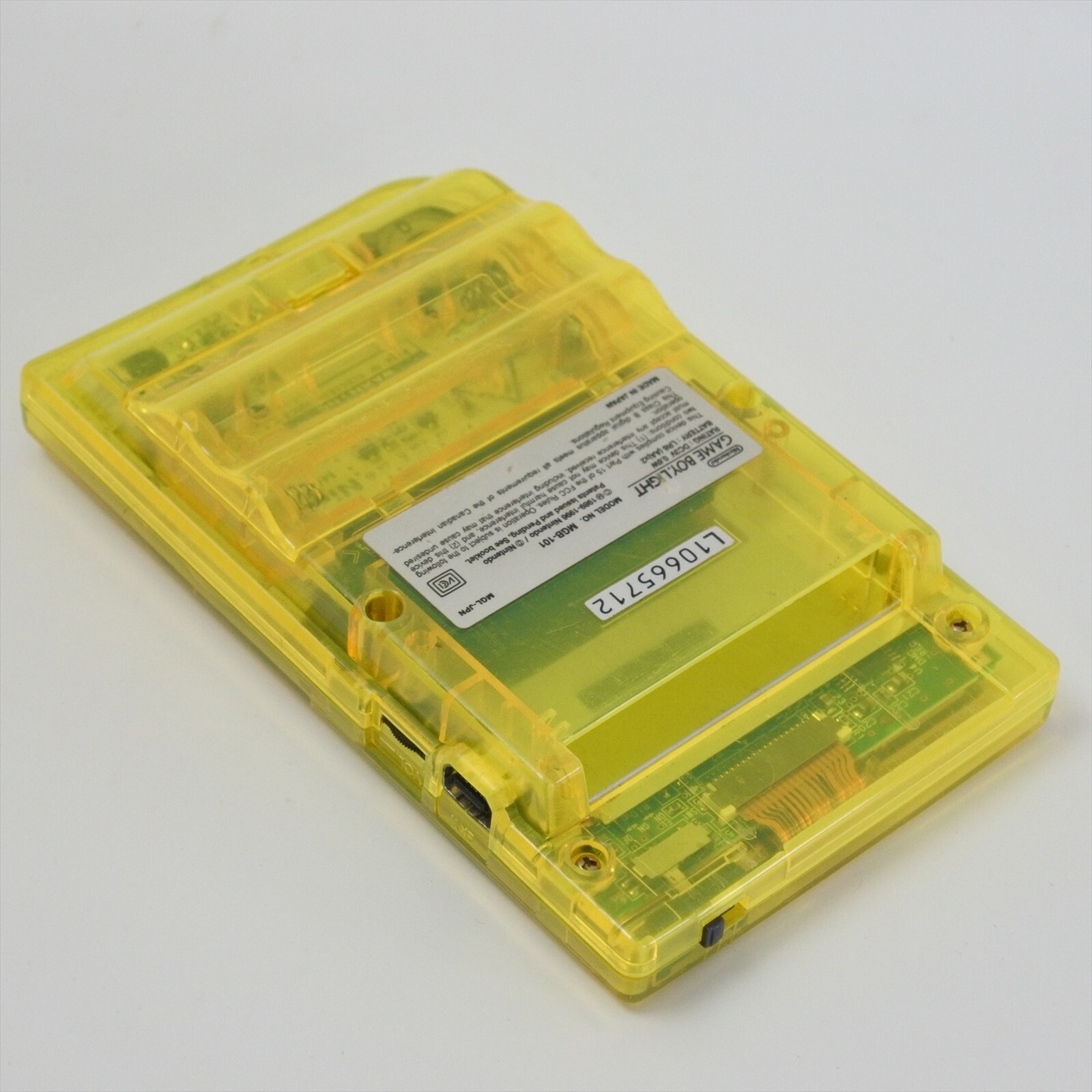 GameBoy LIGHT Console System CLEAR YELLOW MGB-101 Nintendo L10665712 gb