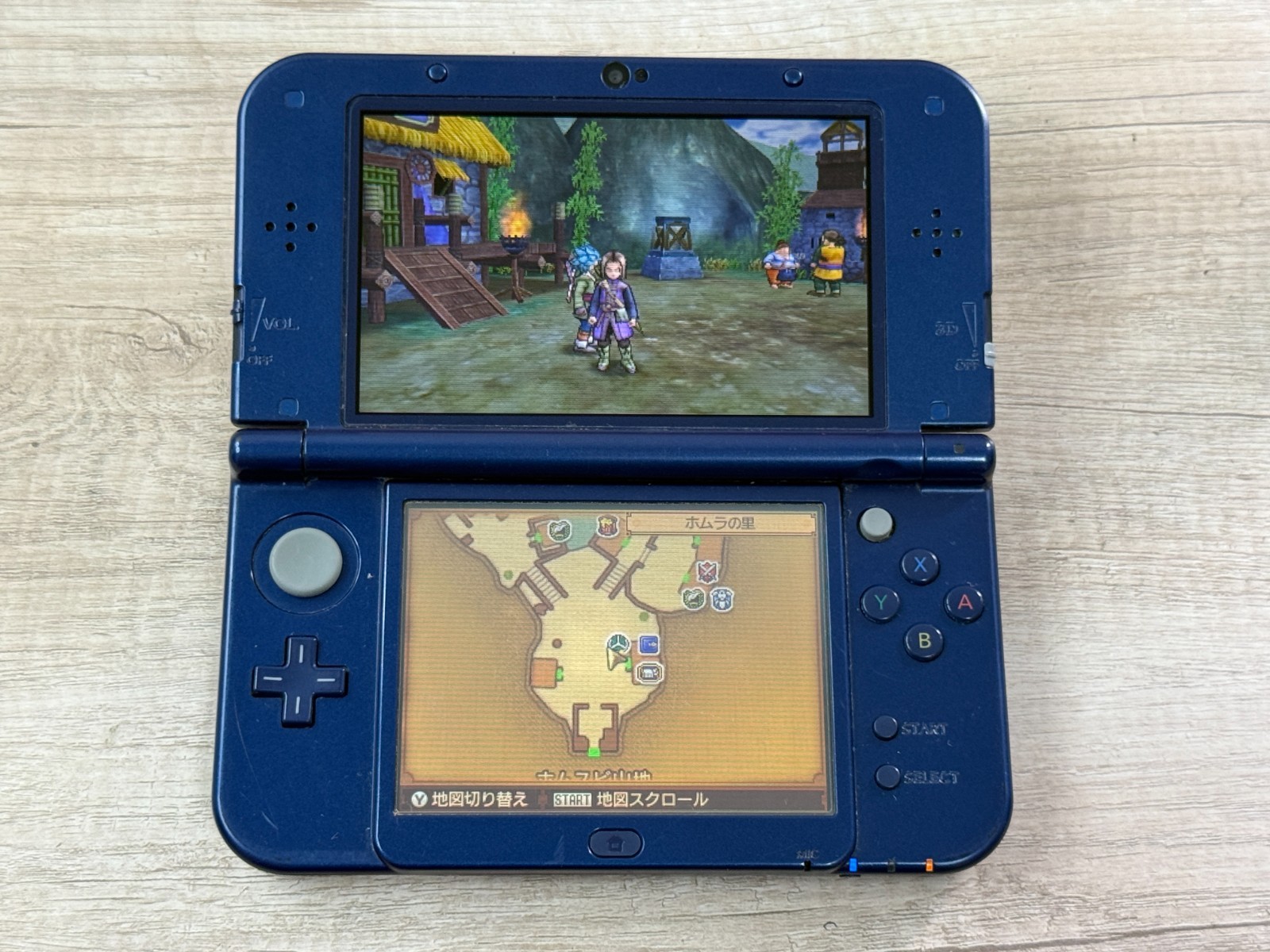 Nintendo New 3DS XL Metallic Blue Console Tested Japan ver R9813