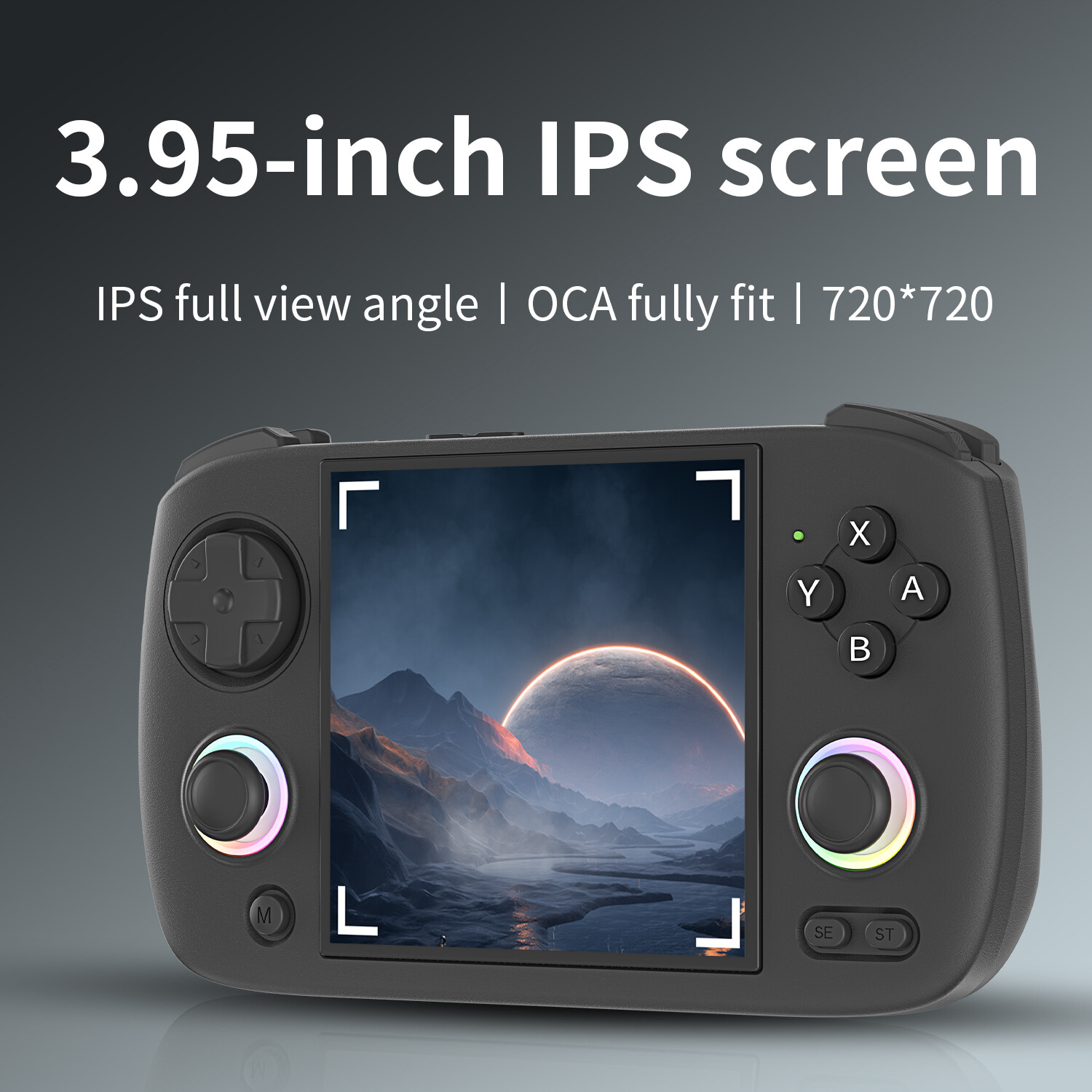 RG CubeXX Handheld Game Console 3.95′ 720*720 IPS OCA 1:1 H700