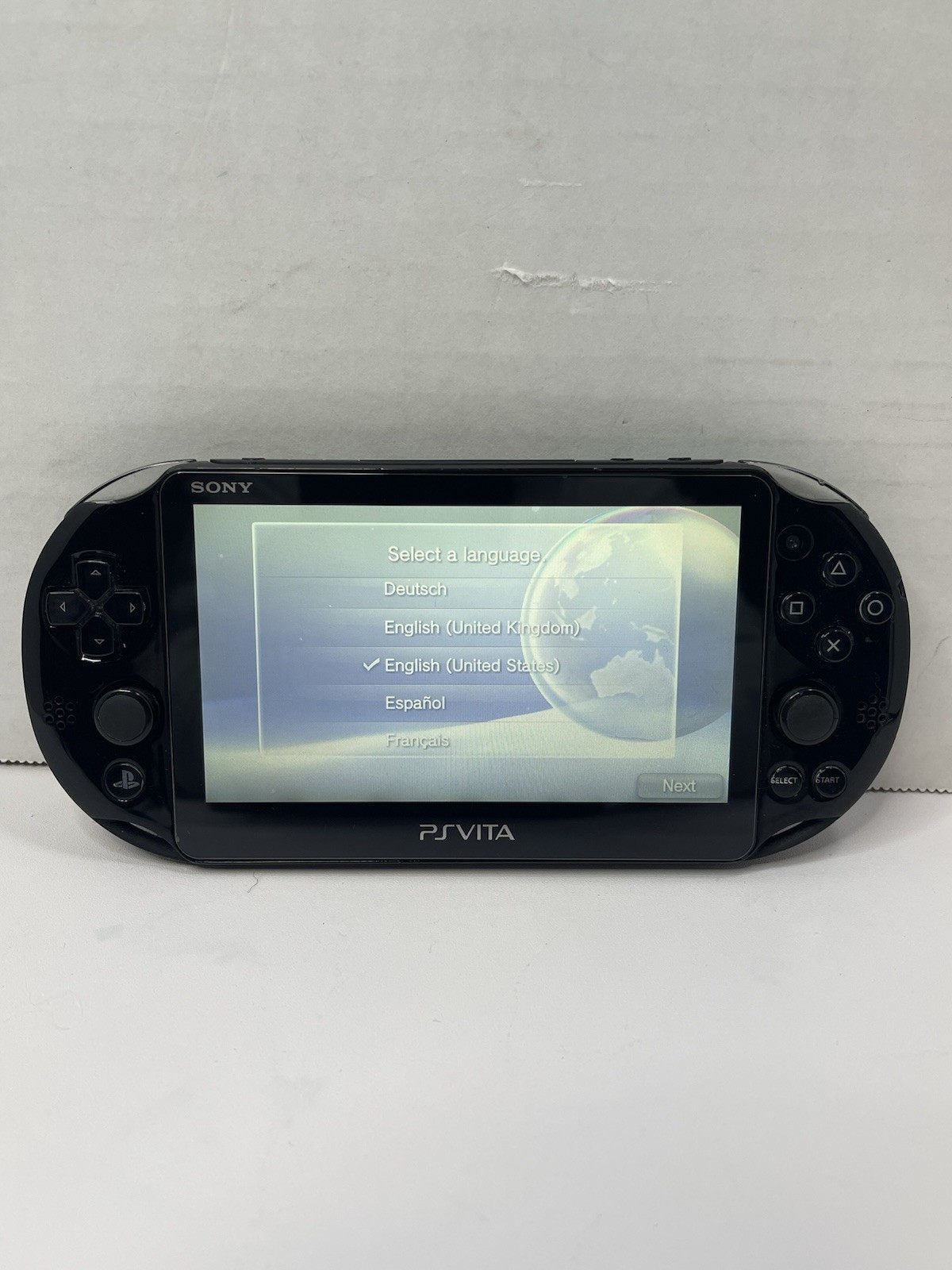 Sony PlayStation Vita Slim PS VITA Handheld Console PCH-2001 Black – Tested
