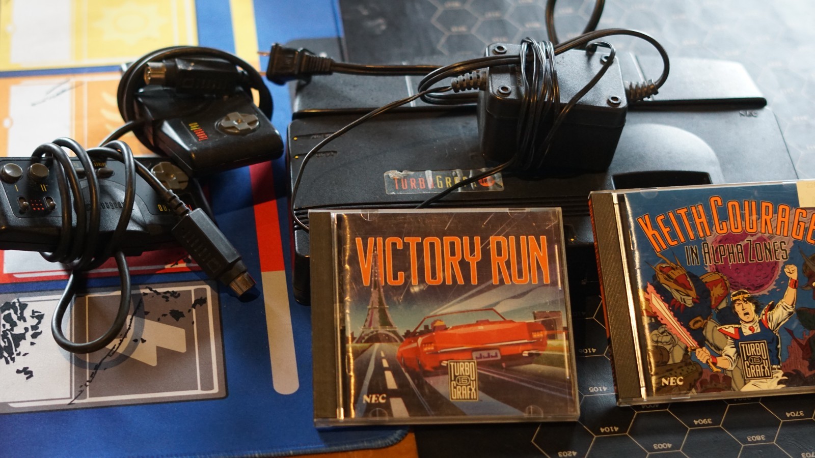 TURBOGRAFX-16 System with Controllers and Games | Tested, Working