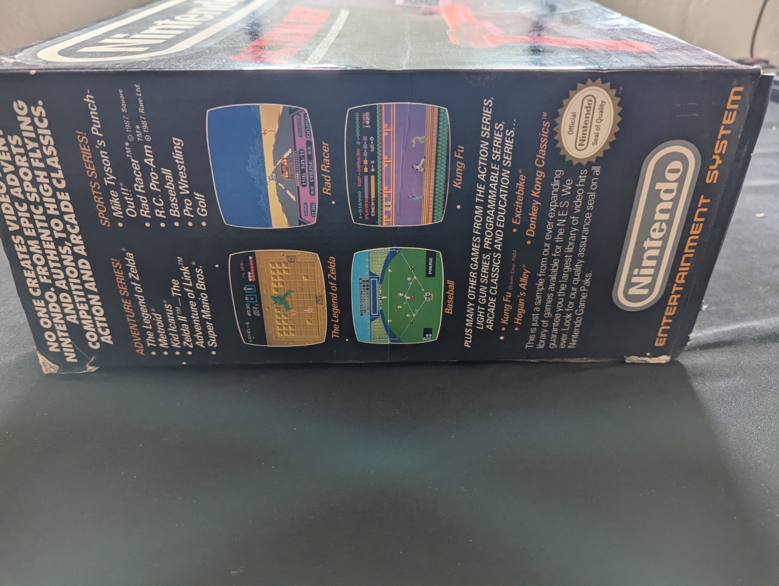 Nintendo NES Action Set Console Zapper Box Tested