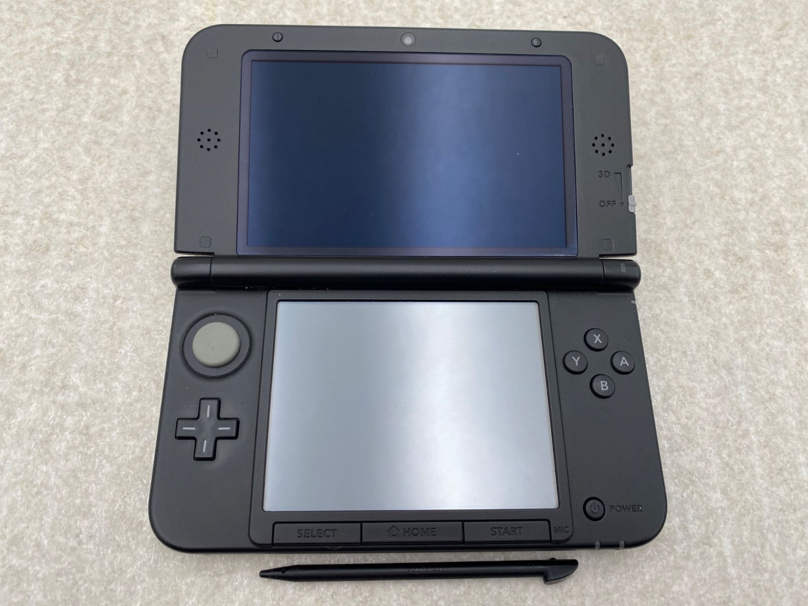 Nintendo 3DS LL XL console Silver Black Boxed Japanese ver Tested Japan F/S