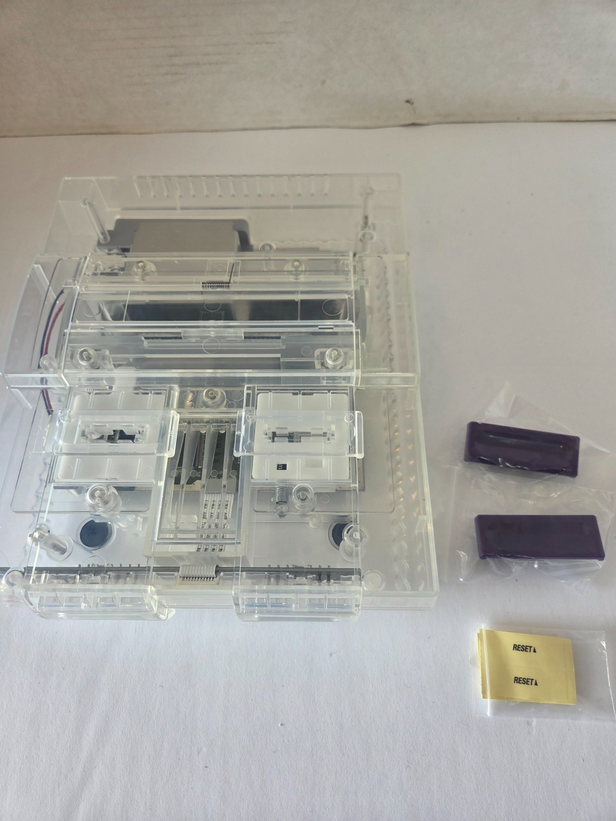 Custom Super Nintendo Console Transparent/Clear