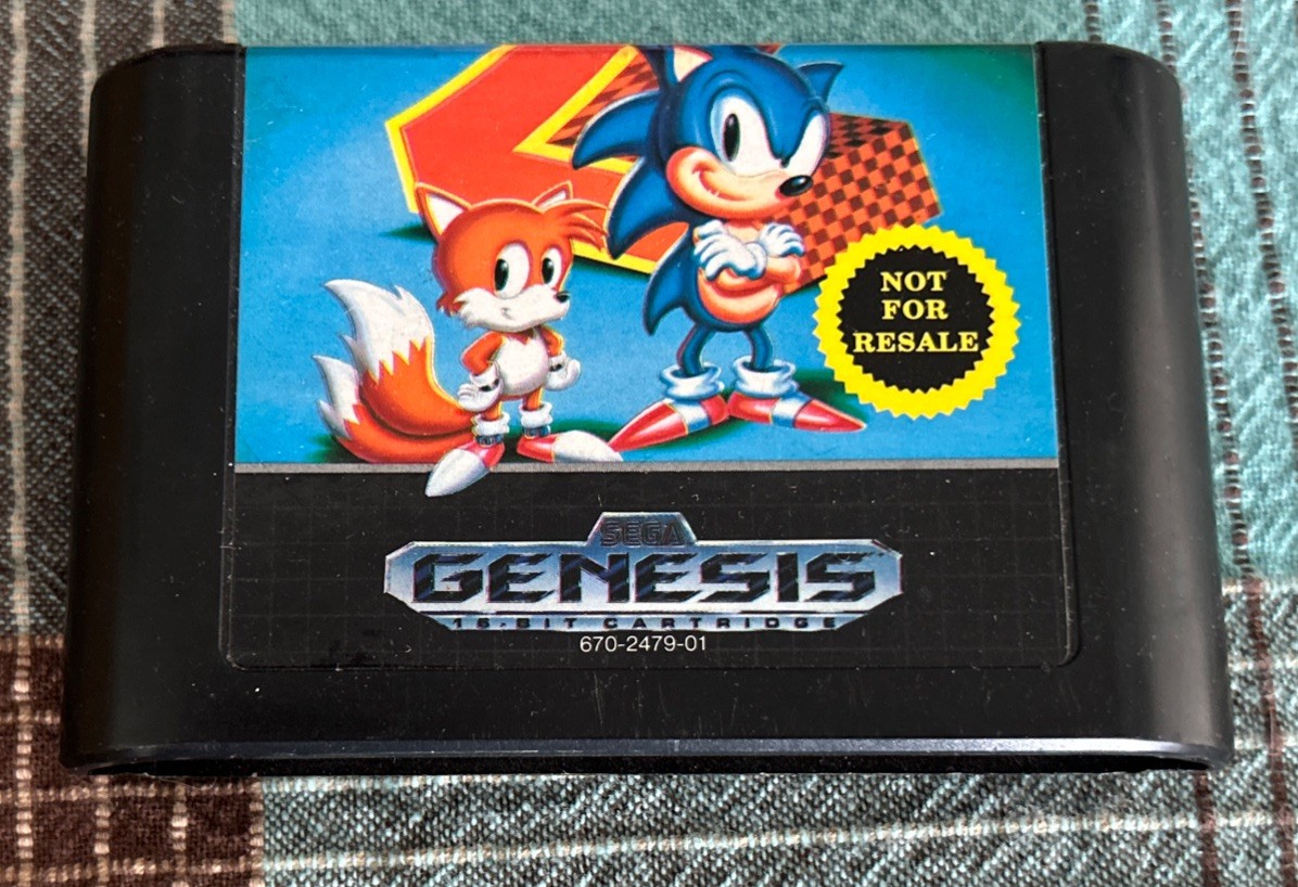 Sega Genesis Model 2 Console Complete in Box Sonic 2 Bundle, New RCA&AC Adapter