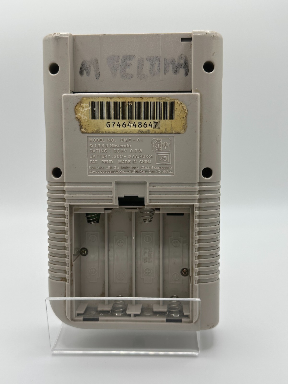 Nintendo Game Boy Console (System and light, rough shape but working)
