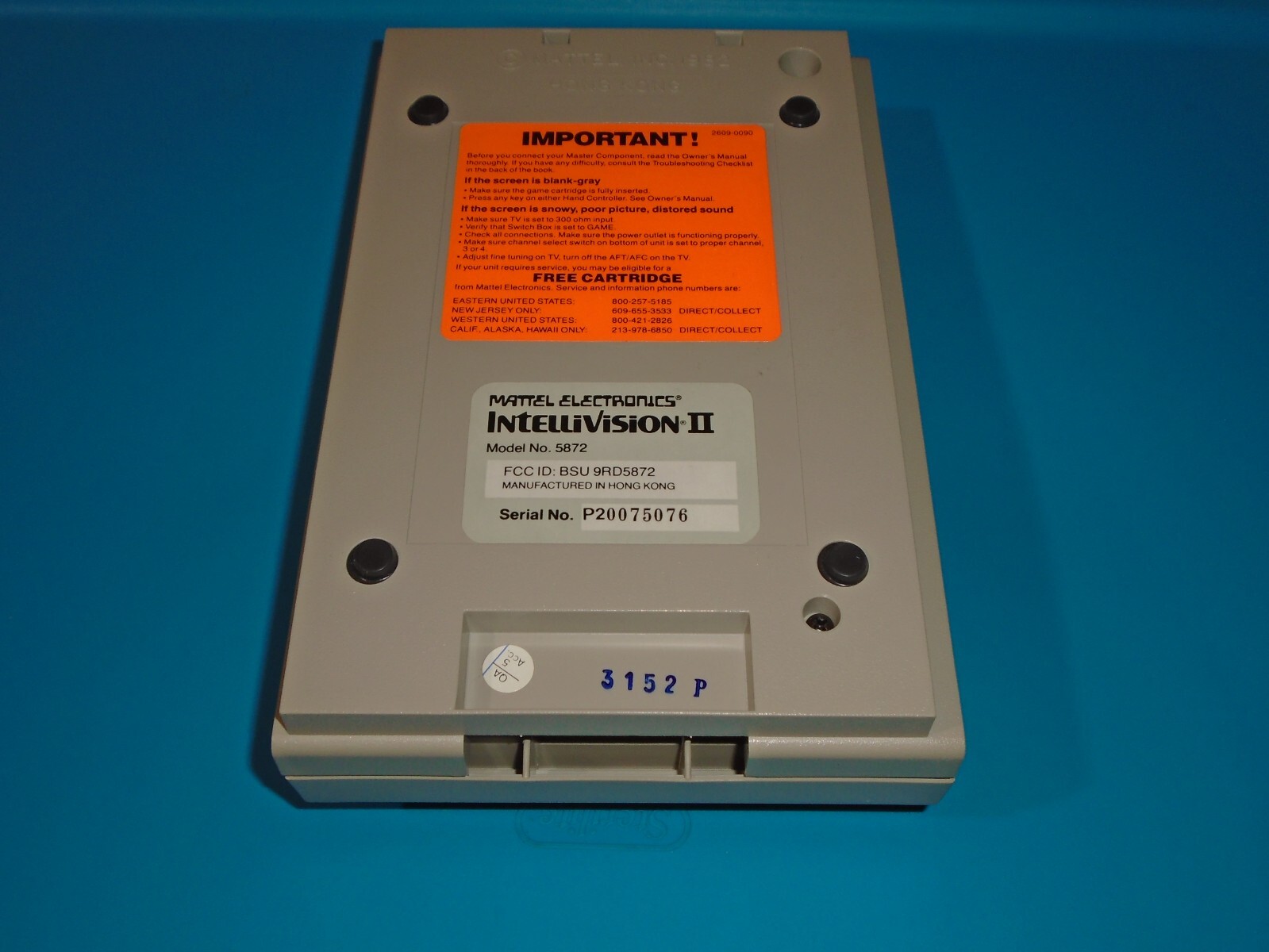 Intellivision II 2 Console Master Component 5872 Bundle 44 Game Intellivoice CIB