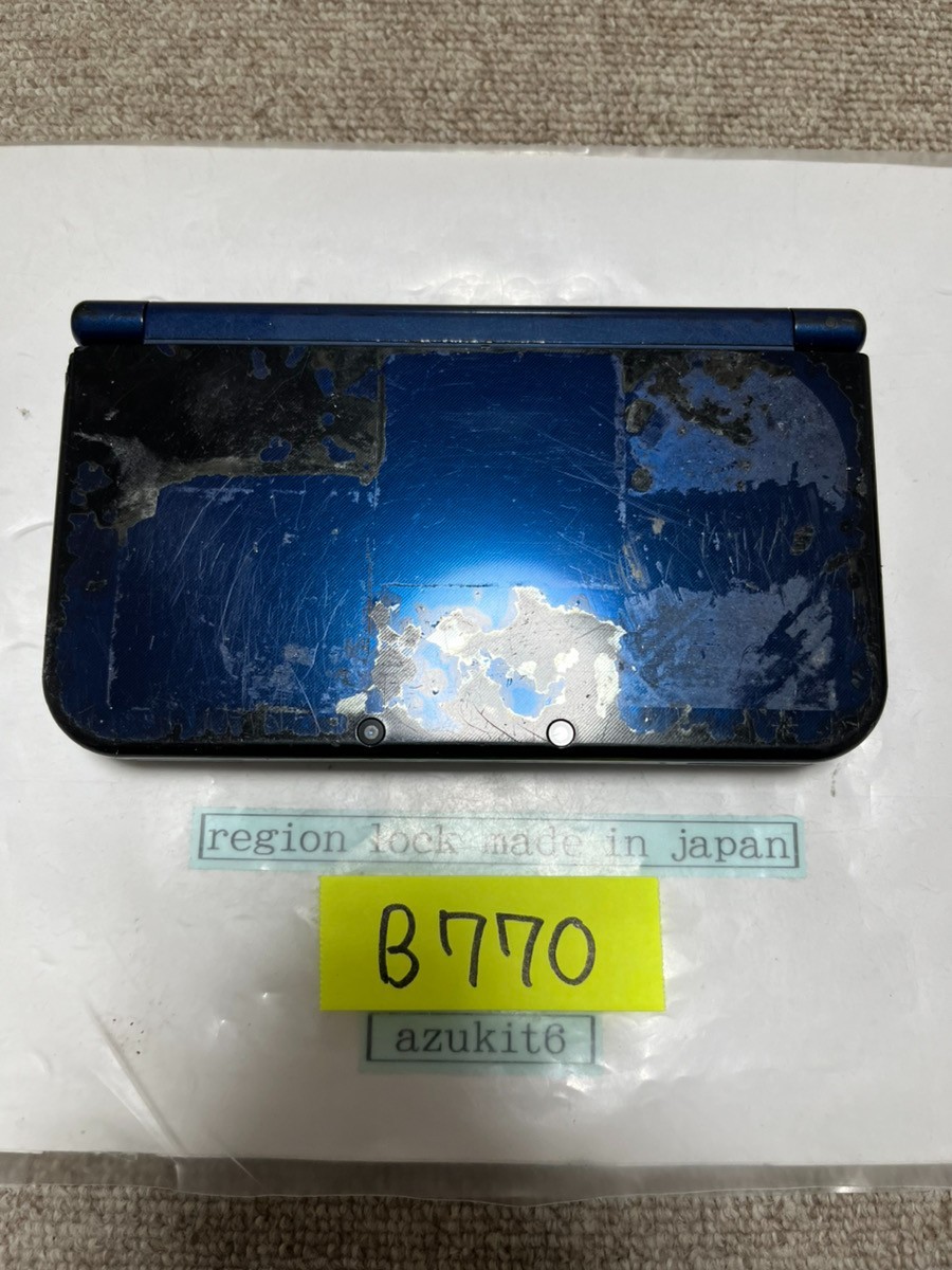New 3DS LL XL Metalic blue Japan Nintendo Console region Japanese B770