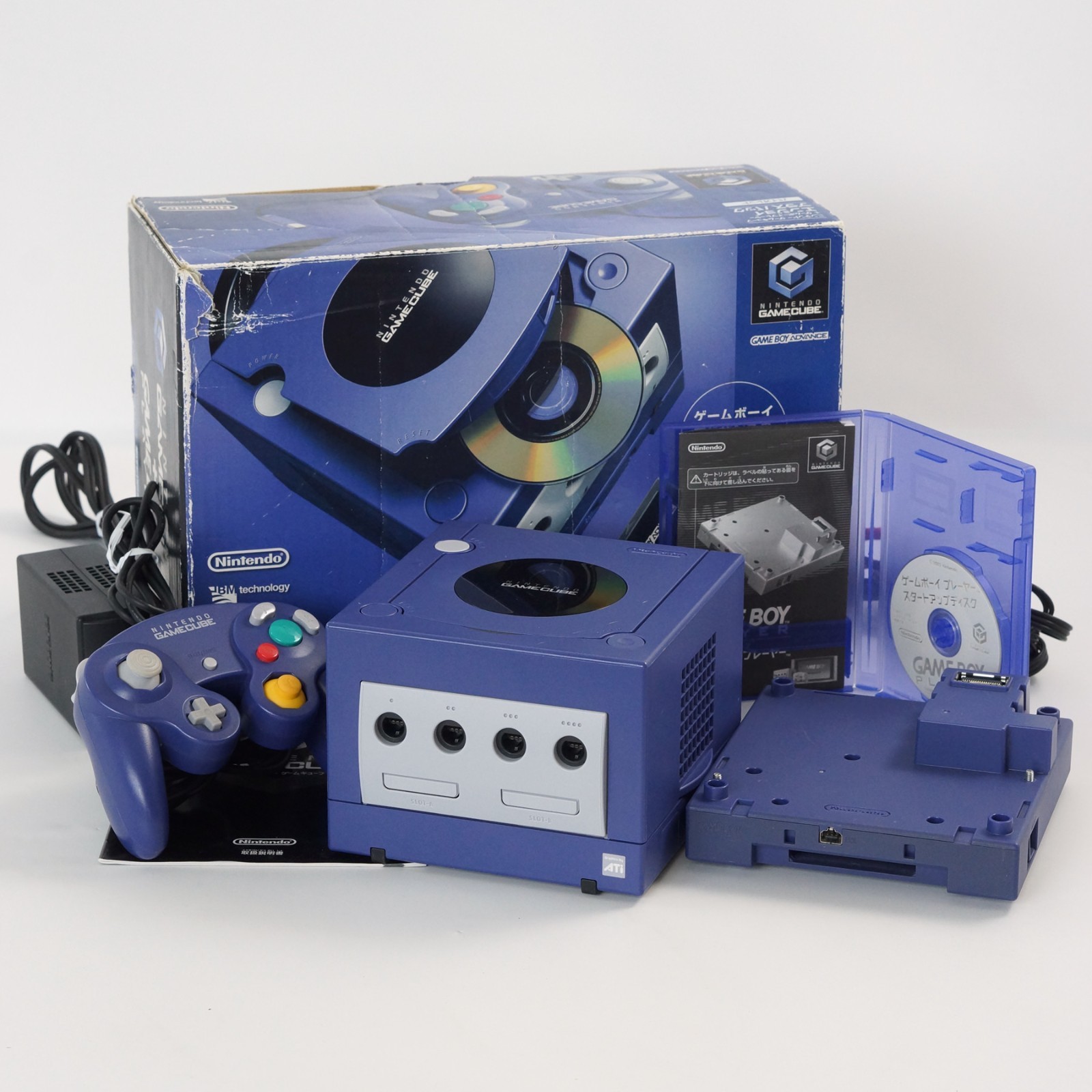 Nintendo Gamecube Violet Console Enjoy Plus DOL-001 JP For Japan CD DN12099230