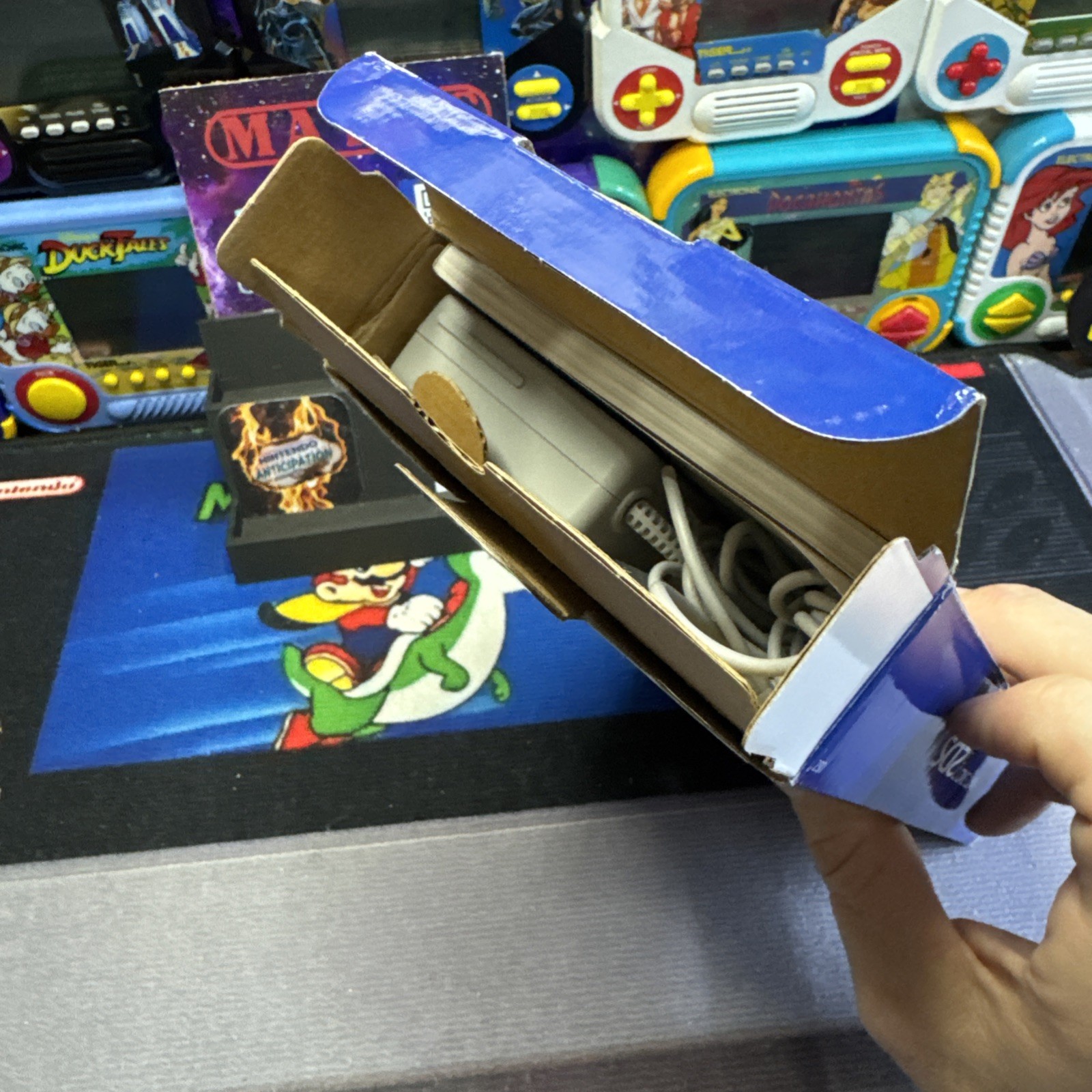 Electric Blue 2DS: Complete With Mario Kart Code Not Used, Matching Serials