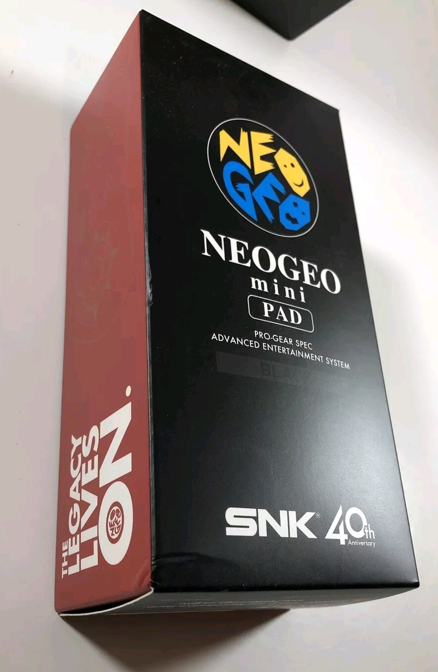 NEOGEO Mini International SNK 40th Console Plus Black Mini Pad – Brand New