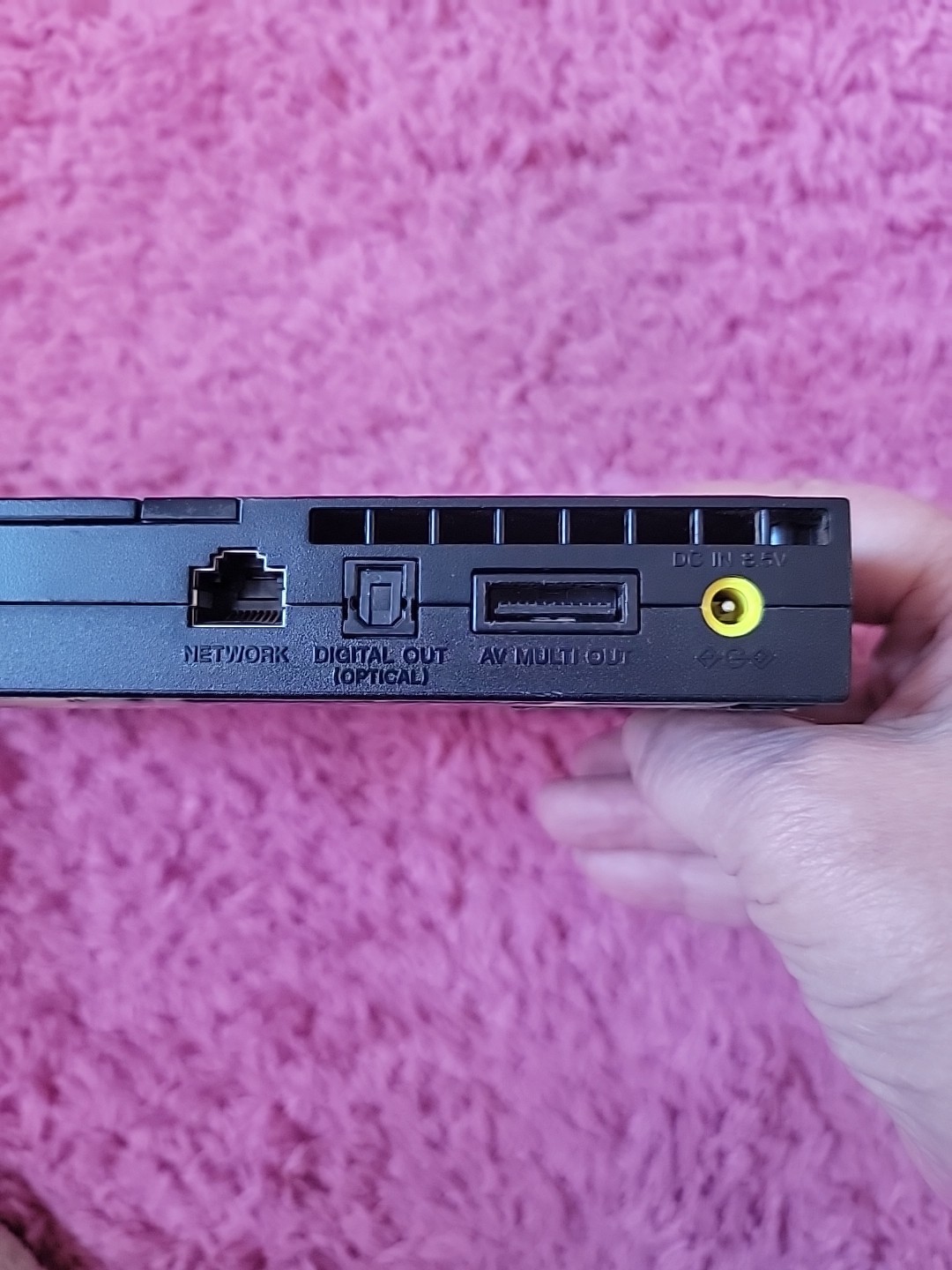 Sony PlayStation 2 Console Slim. Skull skin Color with all attachments Works..
