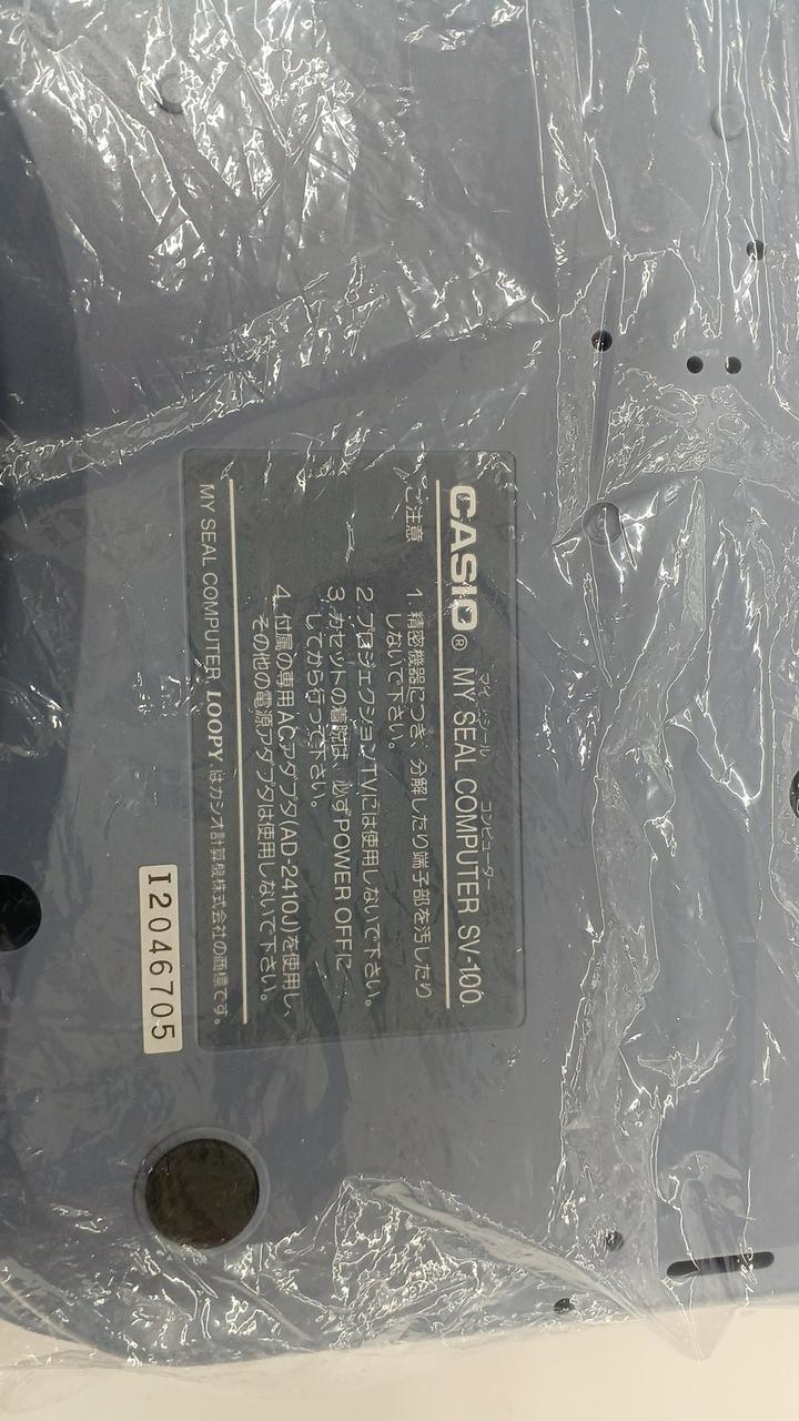 Casio Loopy SV100 console system boxed From Japan
