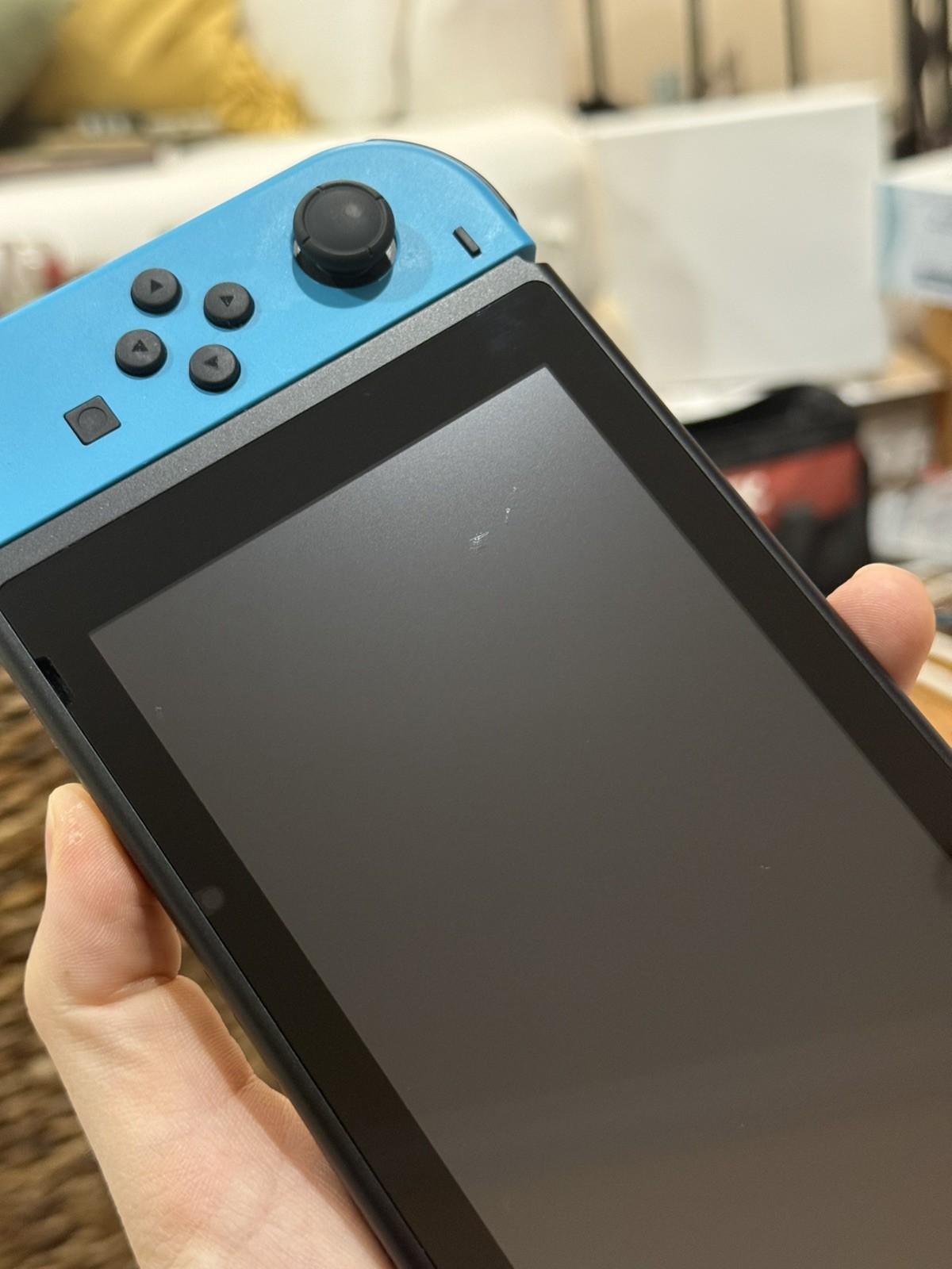 Nintendo Switch OLED Model Handheld Console – Red Blue – Very Good Cond