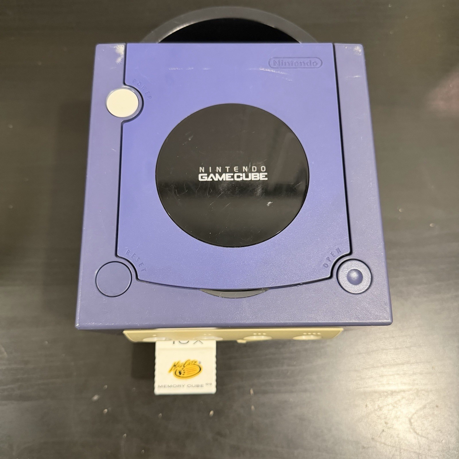 Nintendo GameCube Console Indigo with 3 Controller, Memory Card, Cables TESTED