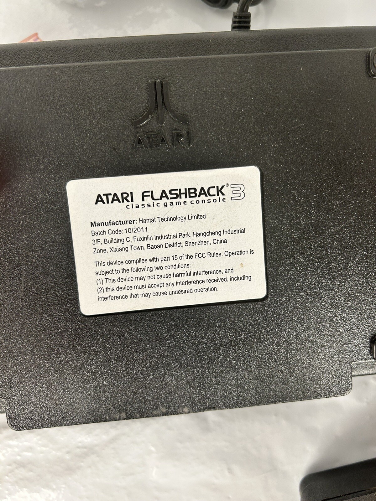 Atari Flashback 3, Classic Game Plug N Play Console Untested