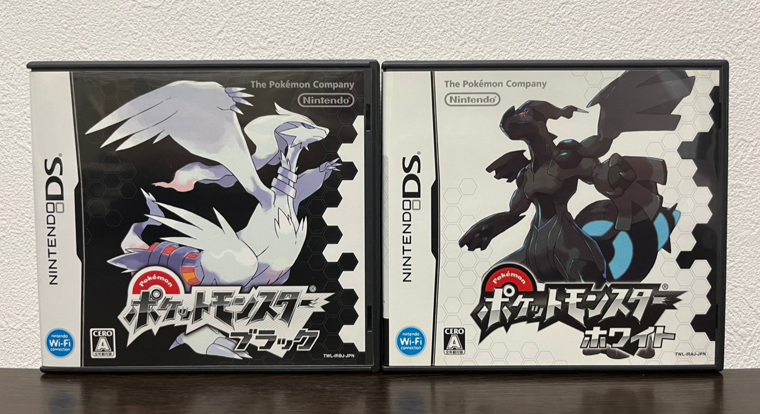 Pocket Monsters Pokemon White & Black set Nintendo DS NDS Japanese Discount