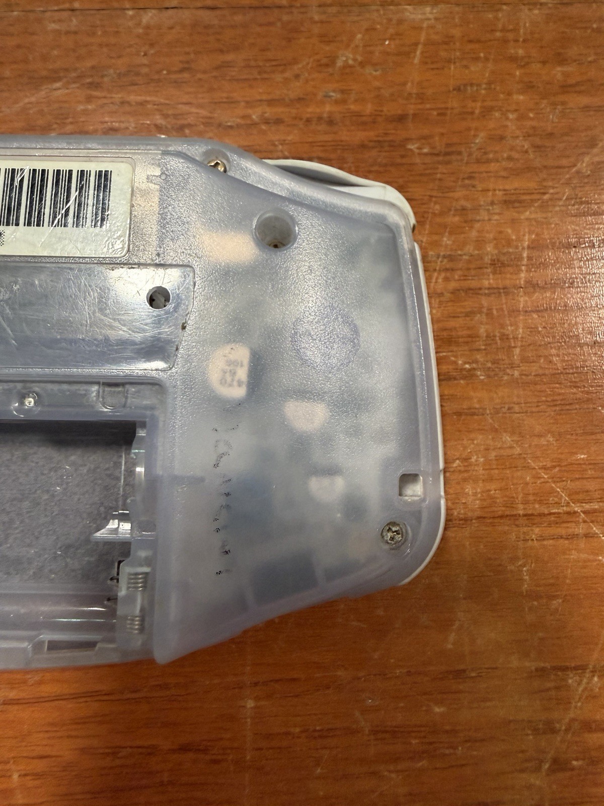 Nintendo Game Boy Advance Console System – Clear Glacier – Parts Only