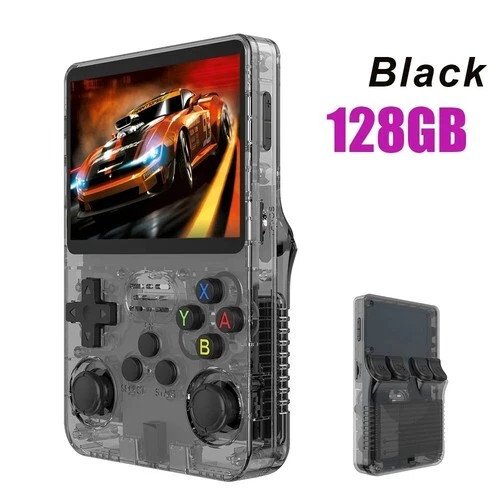128GB R36S Handheld Game Console, 3.5 Inch IPS Screen, 20000+ Games,Video Games