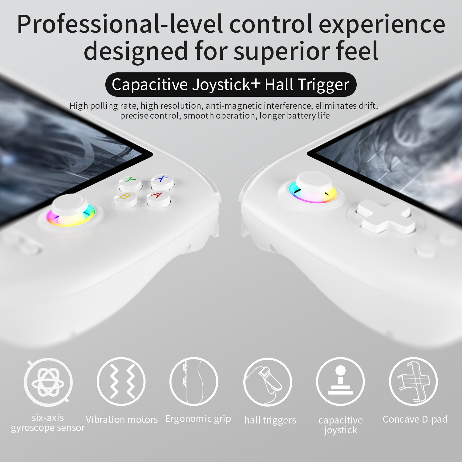RG557 Android 14, 5.48-inch 12+256G Capacitive Joystick Handheld