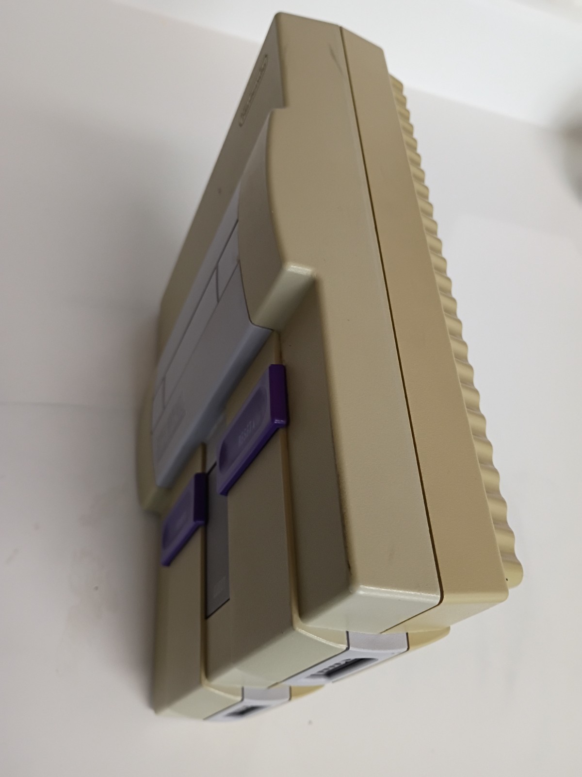 Super Nintendo SNES SNS-001 Console Tested 2 Controllers Nuby Case OEM