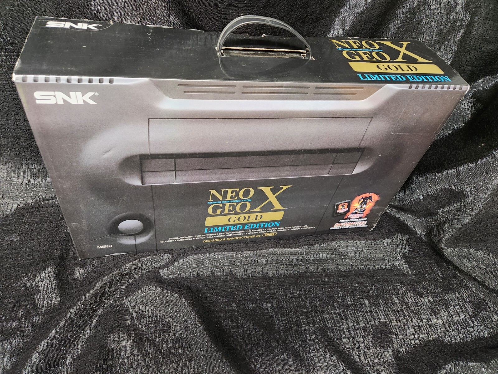 SNK Neo Geo X Gold Limited Edition Black Console