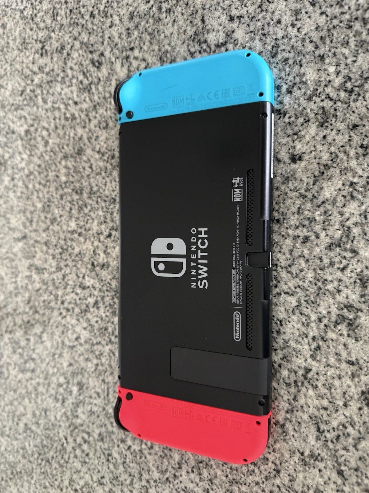 Nintendo Switch 32GB Gray Console with Neon Red and Neon Blue Joy-Con