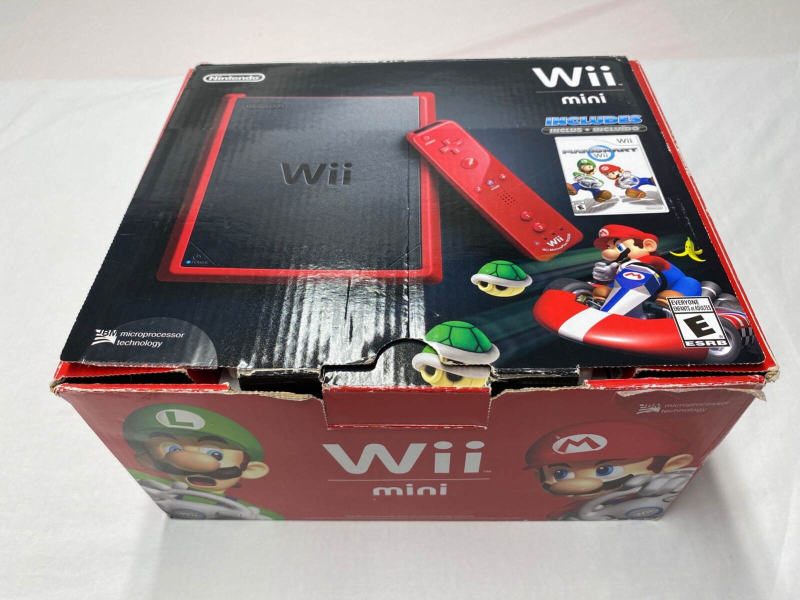 Nintendo Wii Mini Console Bundle – Original Box With Mario Kart Tested Clean