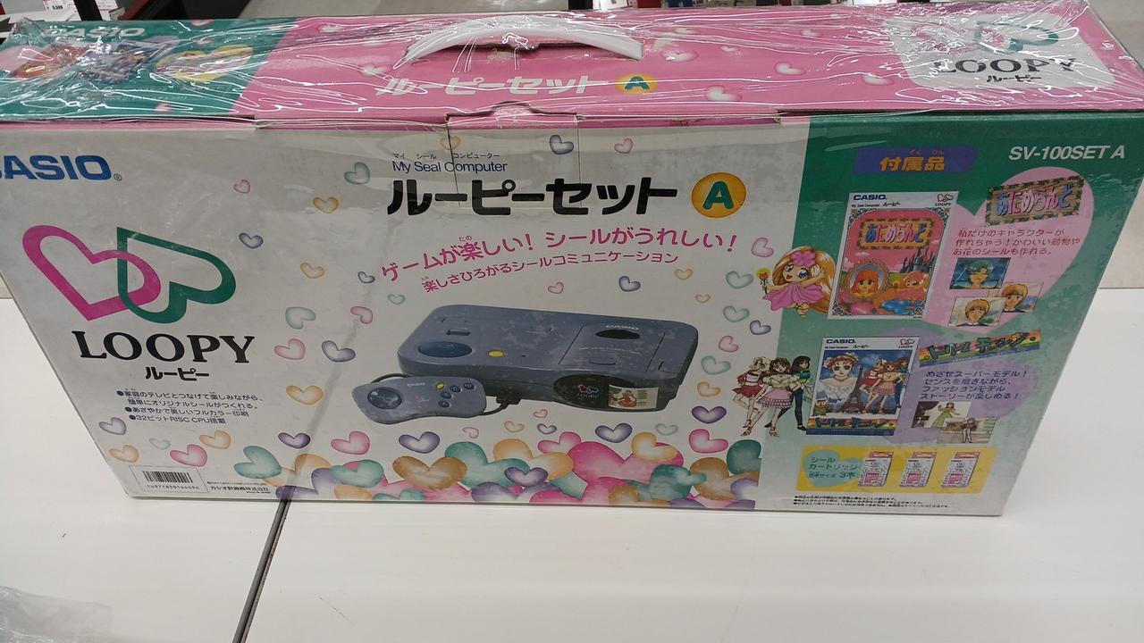 Casio Loopy SV100 console system boxed From Japan