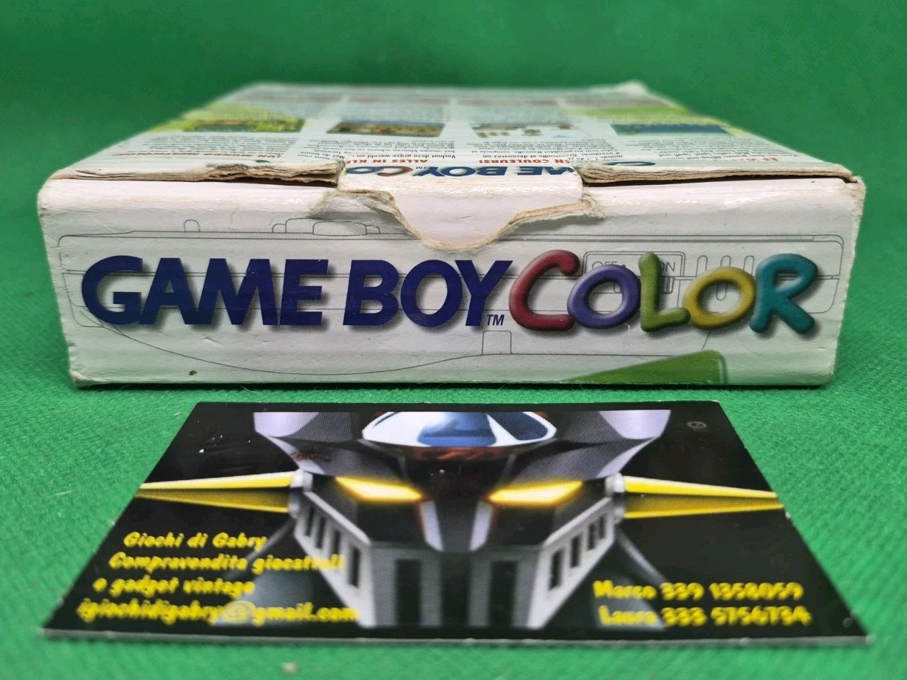 NINTENDO Electronics GAME BOY Gameboy COLOR mod CGB-0O1 Green Lime 1999 Working!