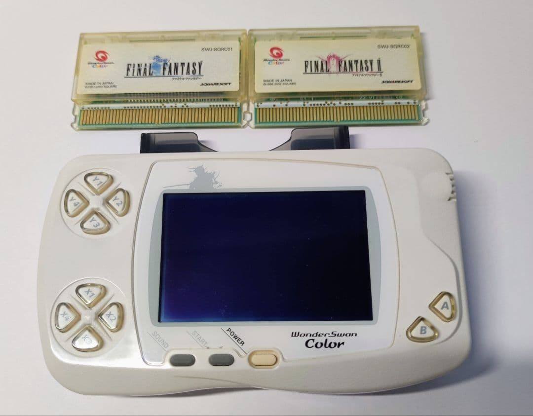 Bandai WonderSwan Color FINAL FANTASY I Limited Pearl White Console Only