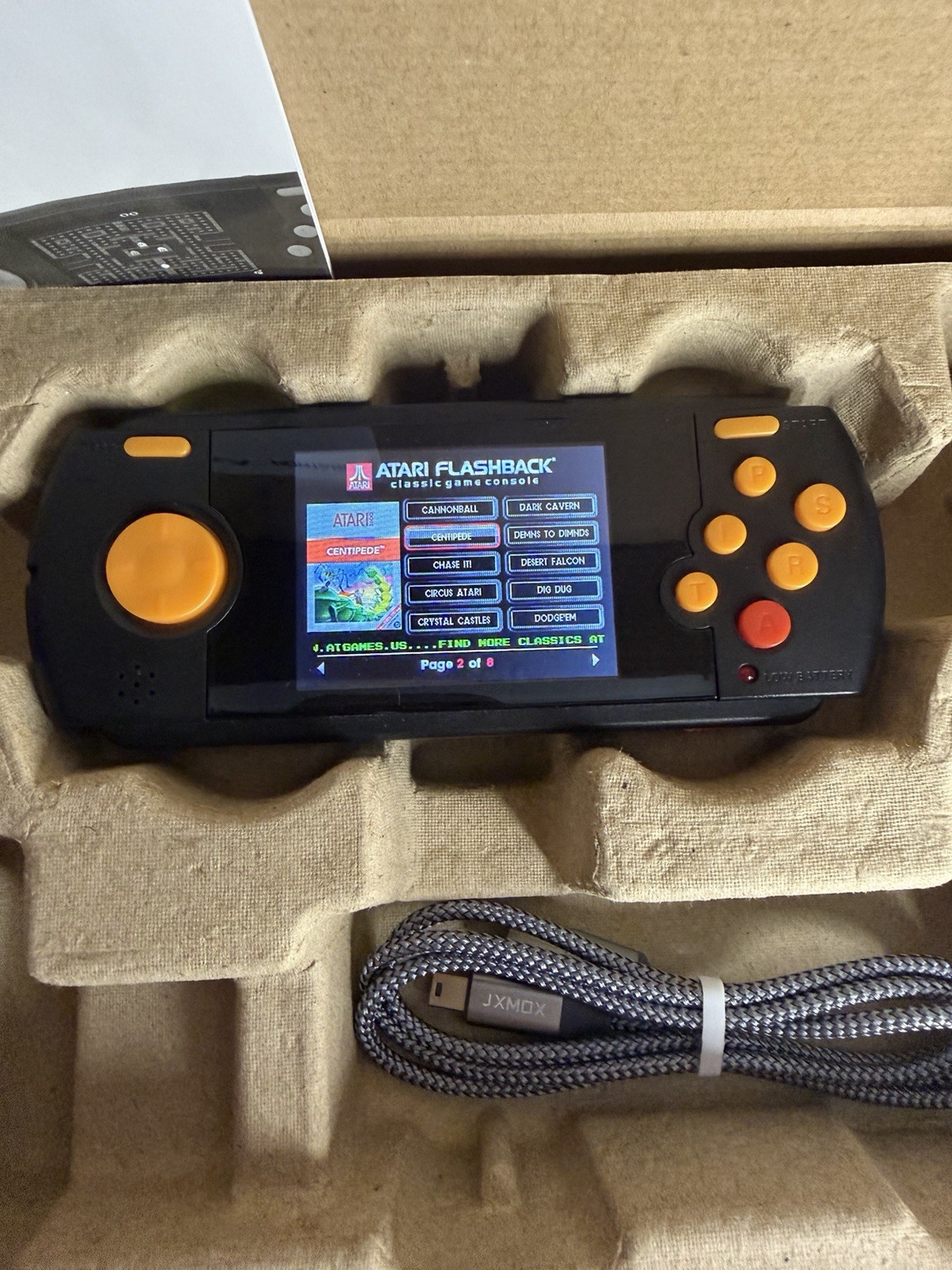 Atari Flashback Portable 60 Built-In Games Atgames Frogger Centipede