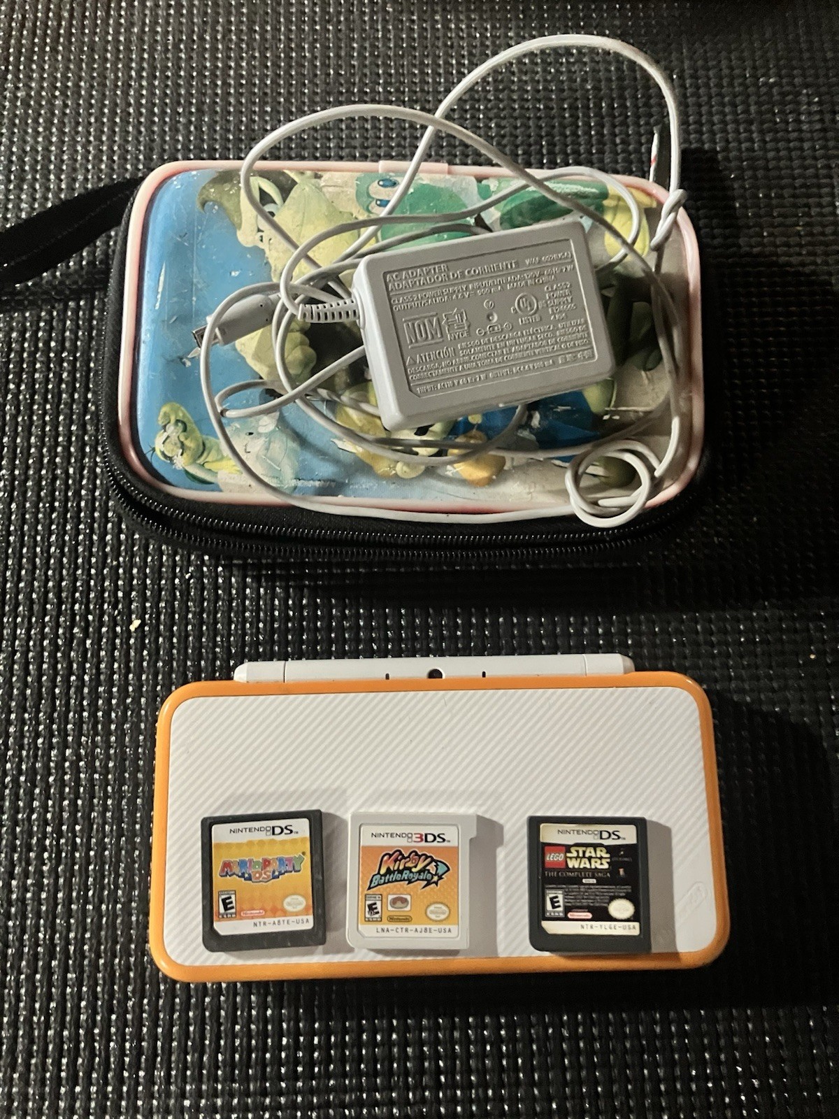 Nintendo 2DS XL Console – White/Orange