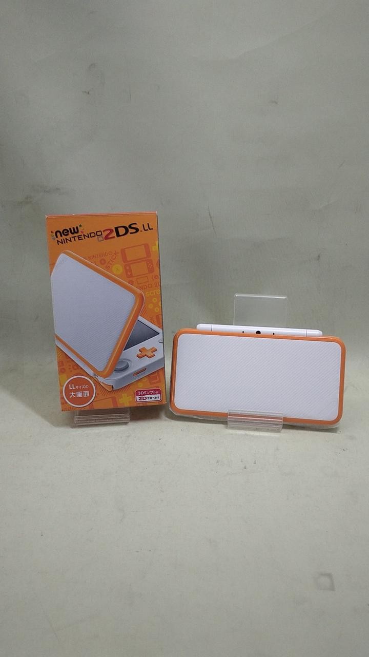 Nintendo New 2DS LL JAN-001 Handheld Console White Orange Japan Import