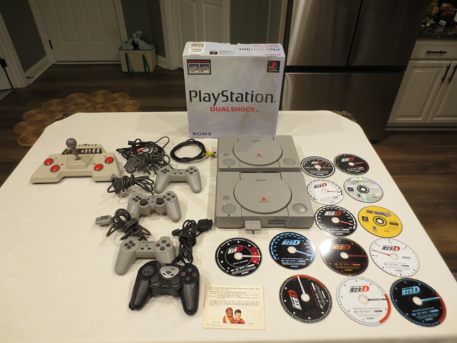 Vintage Sony PS1 PlayStation 1 – 2 Consoles Gray w/ Controllers & Games