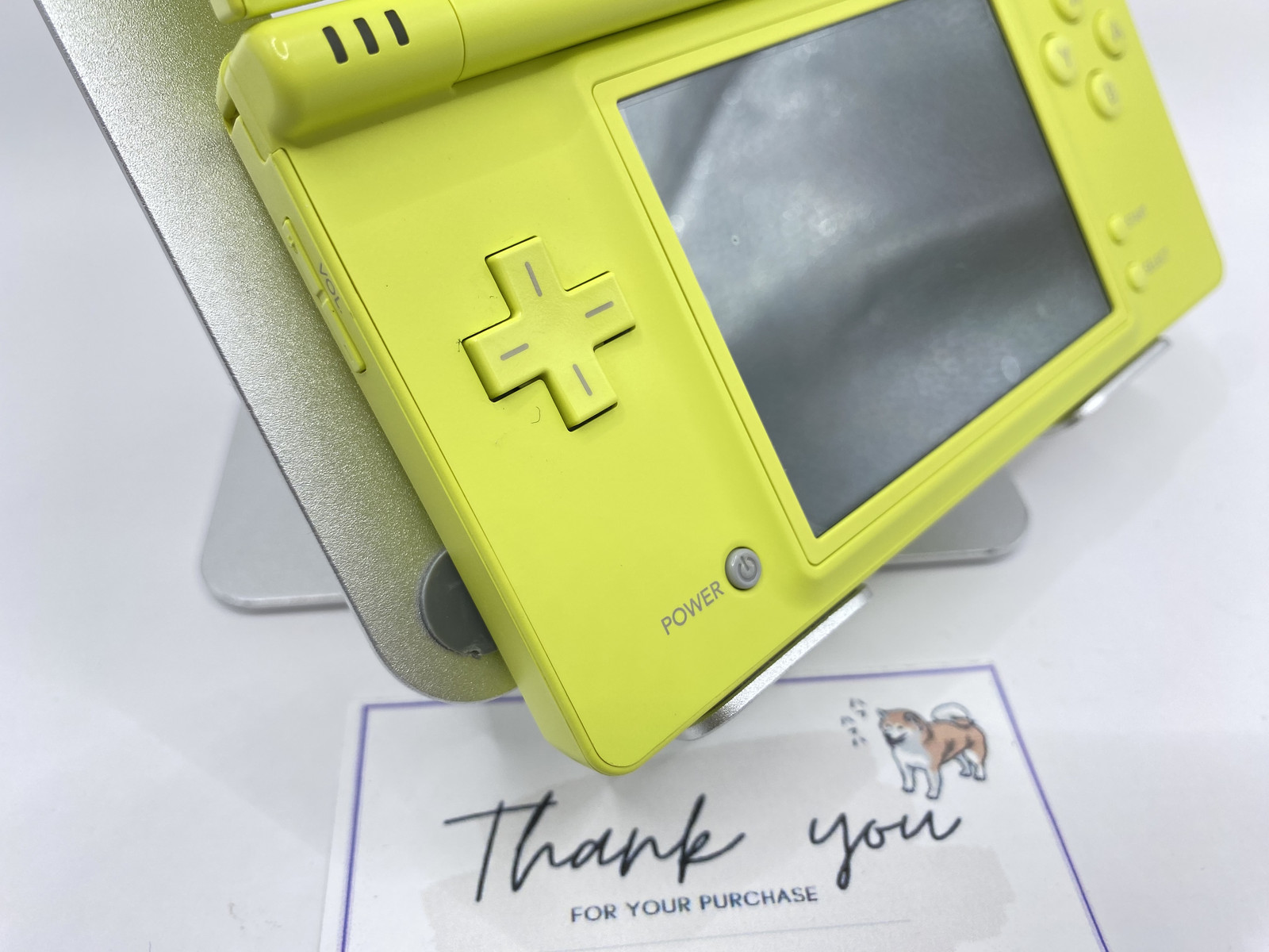 Nintendo DSi Lime Green Console Stylus TWL-001 Japanese language W/BOX