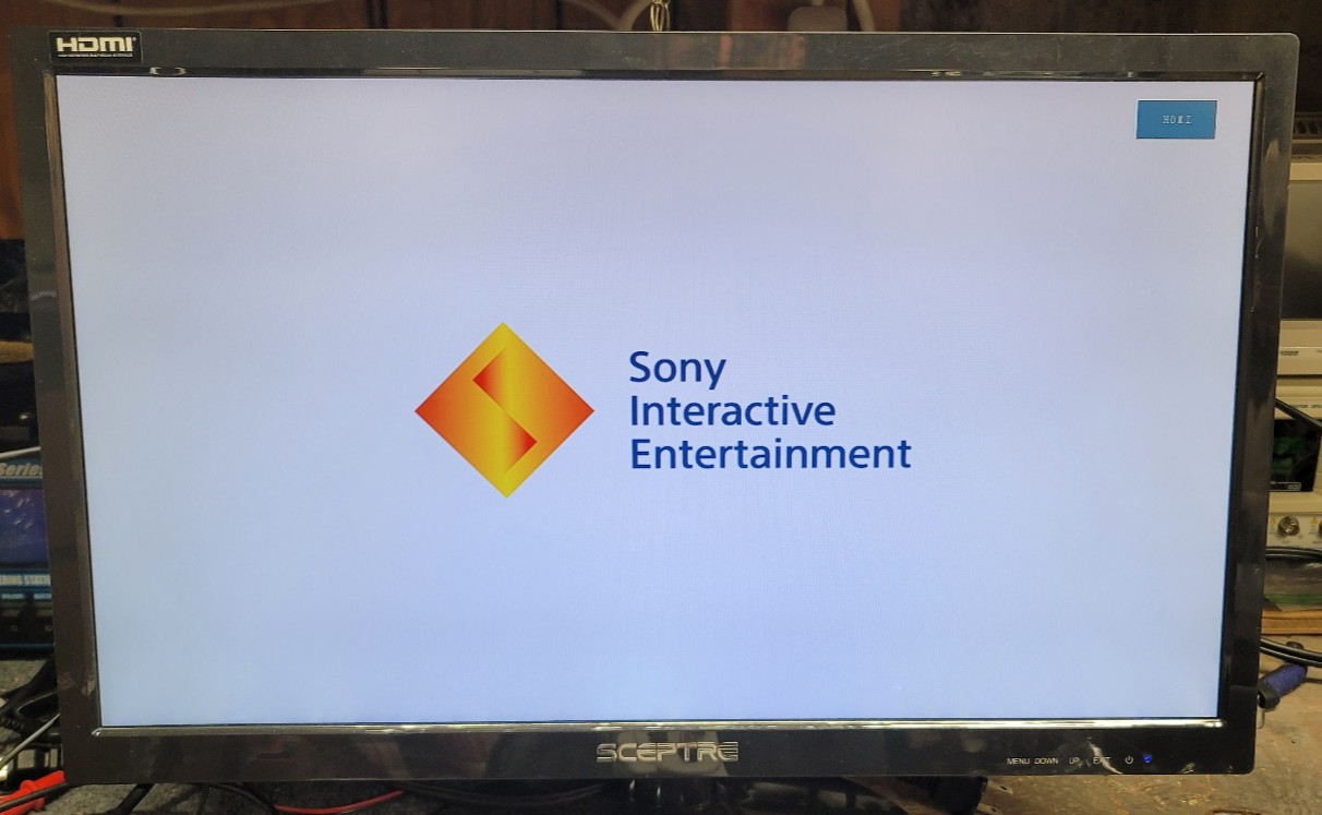 Sony PS1 Classic Mini Console SCPH-1000R 2 Controllers Tested Works