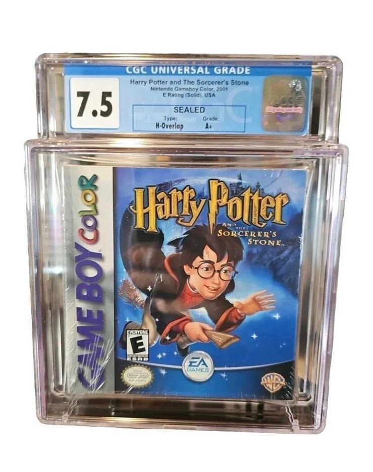 Harry Potter And The Sorcerer’s Stone on Game Boy Color SEALED GRADED 7.5 CGC