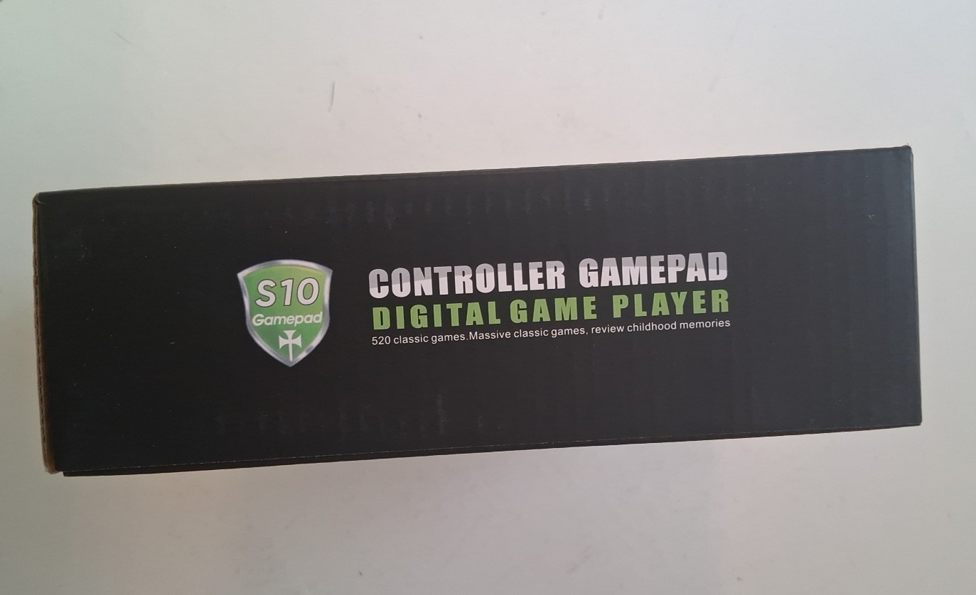 S10 Handheld Gamepad Controller Video Game Player, Black, 520 Built-In Games