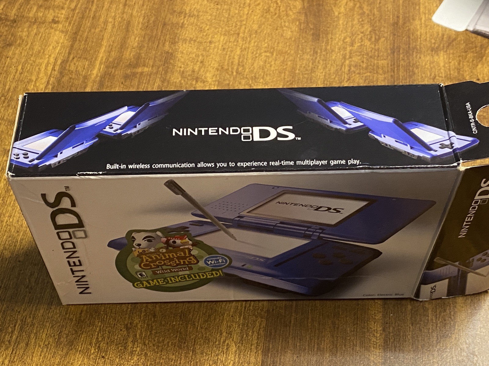 Used – Nintendo DS Launch Electric Blue Console NTR-001 – Complete In box