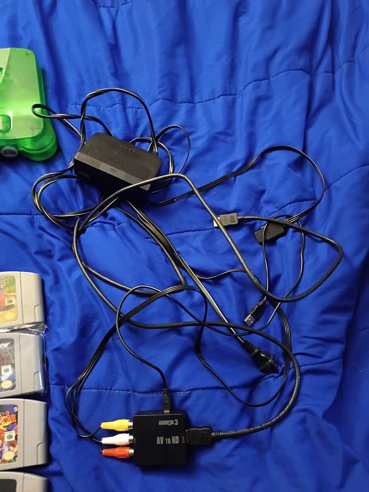 Nintendo 64 Donkey Kong Game Console Bundle – Jungle Green