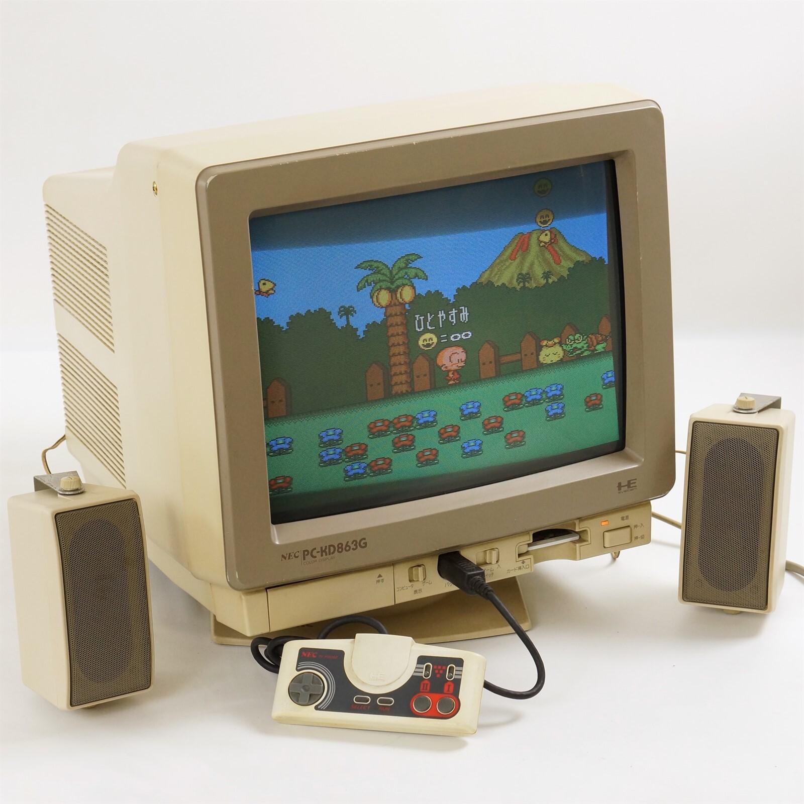 PC-KD863G NEC PC-Engine Console System Color Display Tested JAPAN Game 96F00321