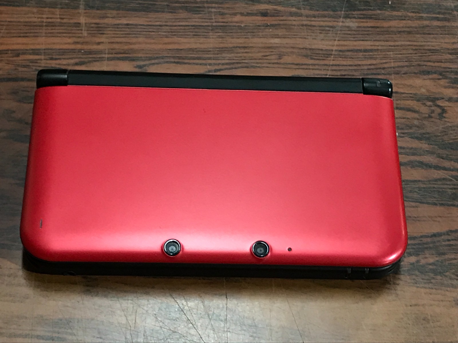 Nintendo 3DS LL Red/Black Handheld Game Console SPR-001 Tested Japan D21