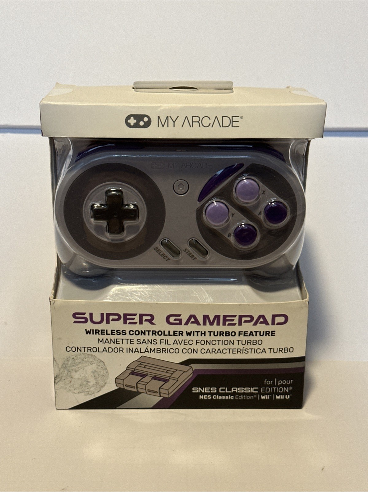 My Arcade Super Gamepad Wireless Turbo Controller For SNES Mini Classic Edition.