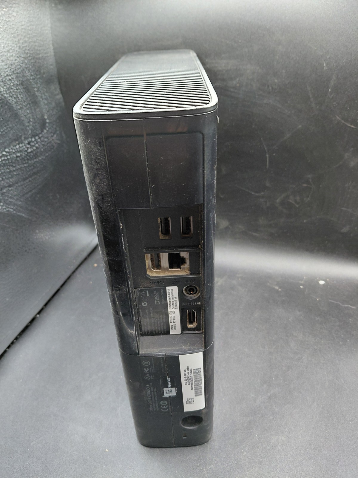 Xbox 360 E Console Model 1538 Black Tested Working Console And Power Supply