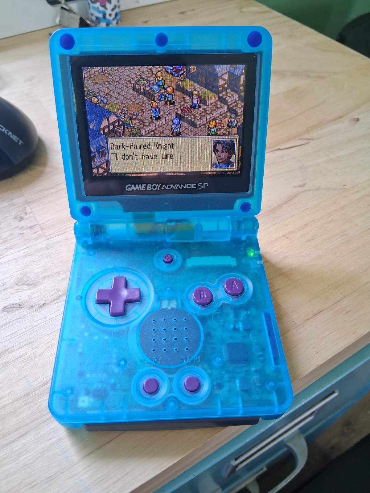 Game Boy Advance GBA Custom IPS Backlit Screen w/ Charger