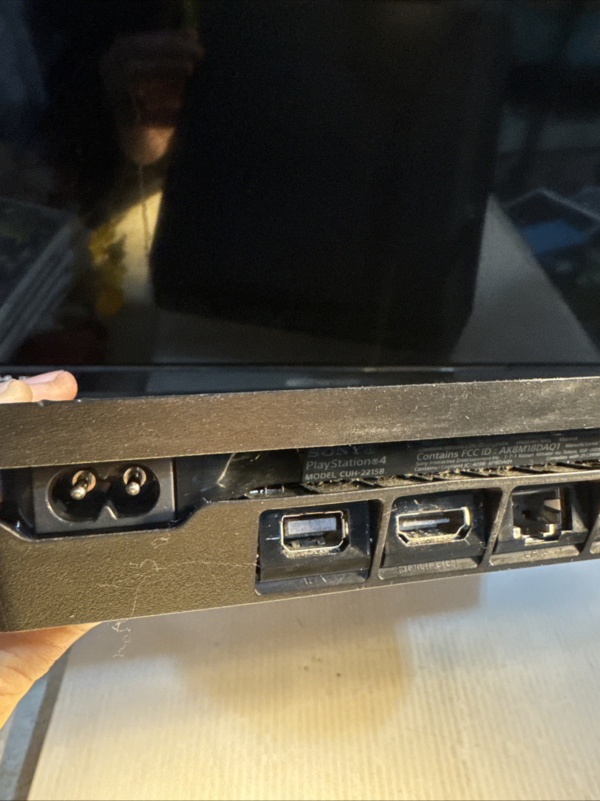Sony PlayStation 4 Slim 1tb Console Ps4 Black CUH-2115B + Cords – Flawed Plastic