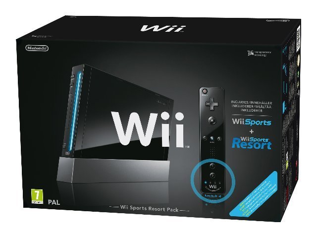 Nintendo Wii and Wii Remote Plus Console – Black with Just Dance 4